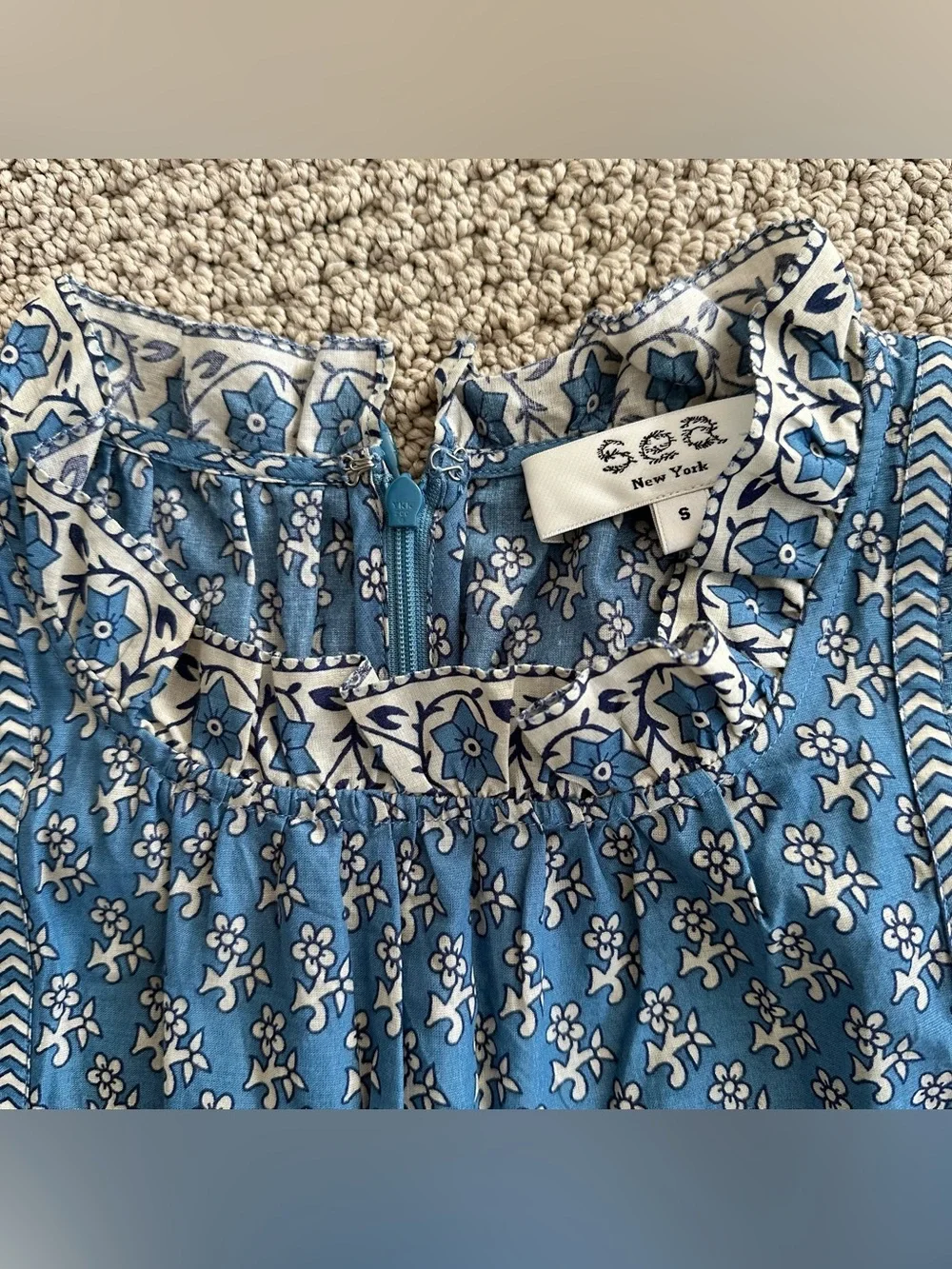 Sea soft blue